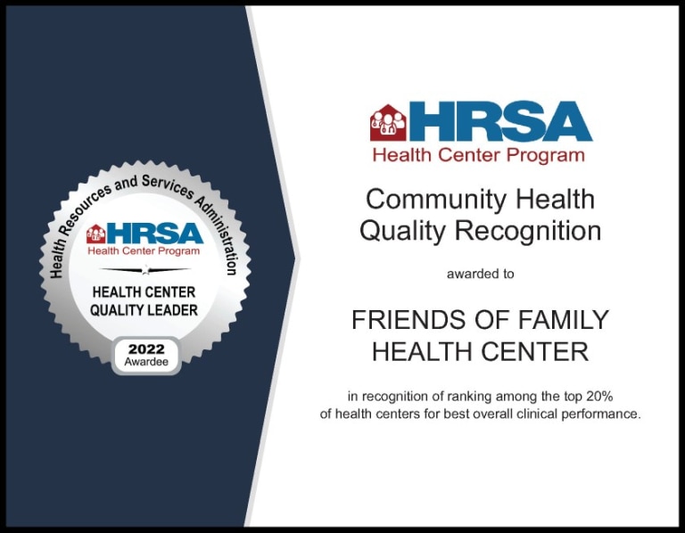 HRSA Recognition 2022